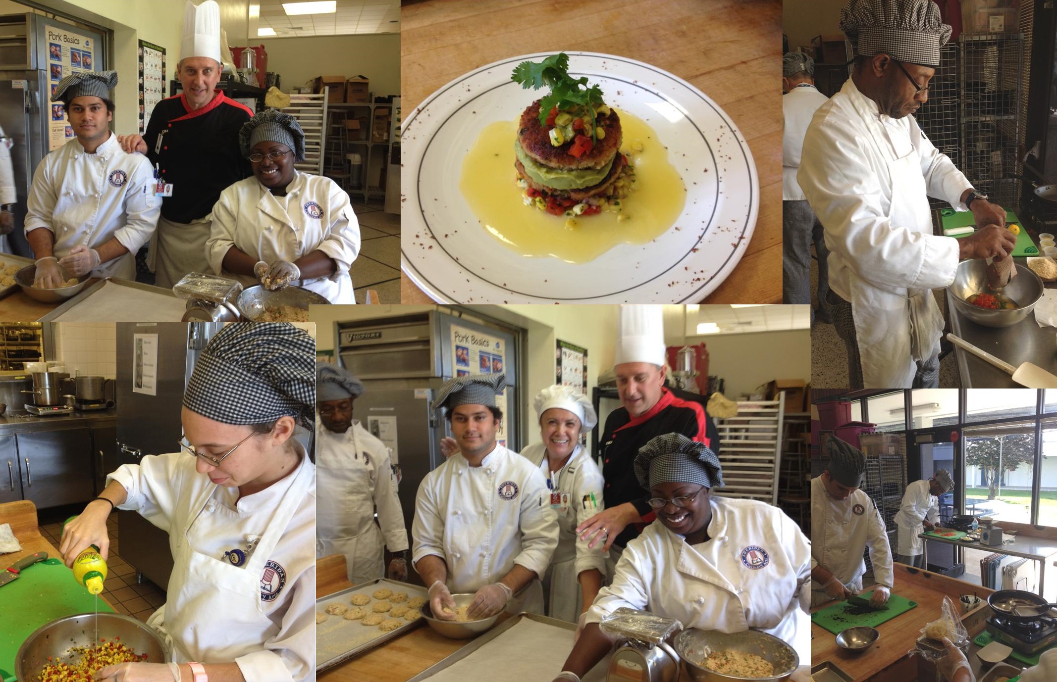 Chef Brian Rutherford teaching his students at Sheridan Technical Center